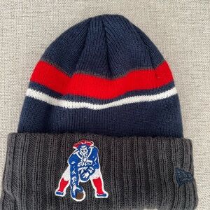 New England Patriots Era Gray Knit Beanie
